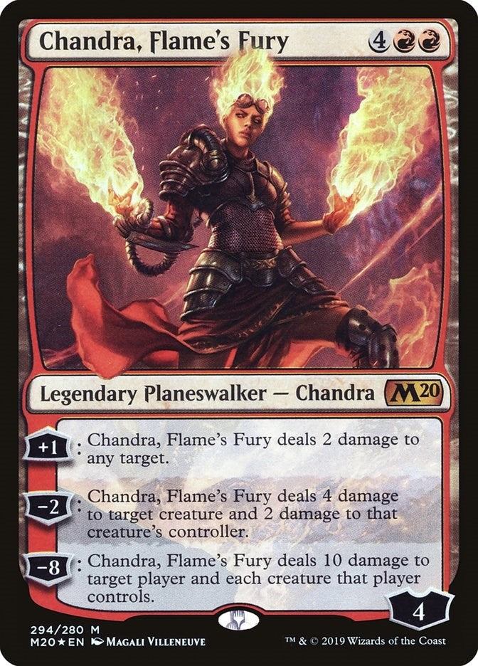 Image for Chandra, Flame's Fury (294) [Core Set 2020] - Magic: The Gathering