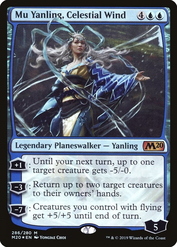Image for Mu Yanling, Celestial Wind (286) [Core Set 2020] - Magic: The Gathering