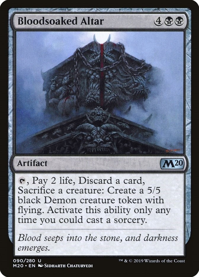 Image for Bloodsoaked Altar (90) [Core Set 2020] - Magic: The Gathering