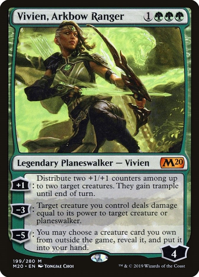 Image for Vivien, Arkbow Ranger (199) [Core Set 2020] - Magic: The Gathering