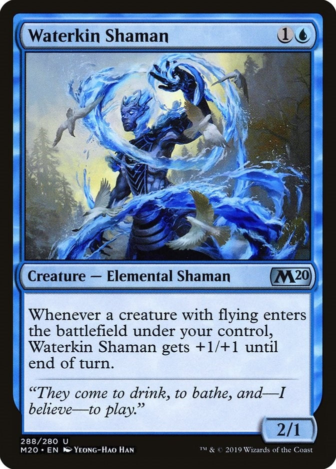 Image for Waterkin Shaman (288) [Core Set 2020] - Magic: The Gathering