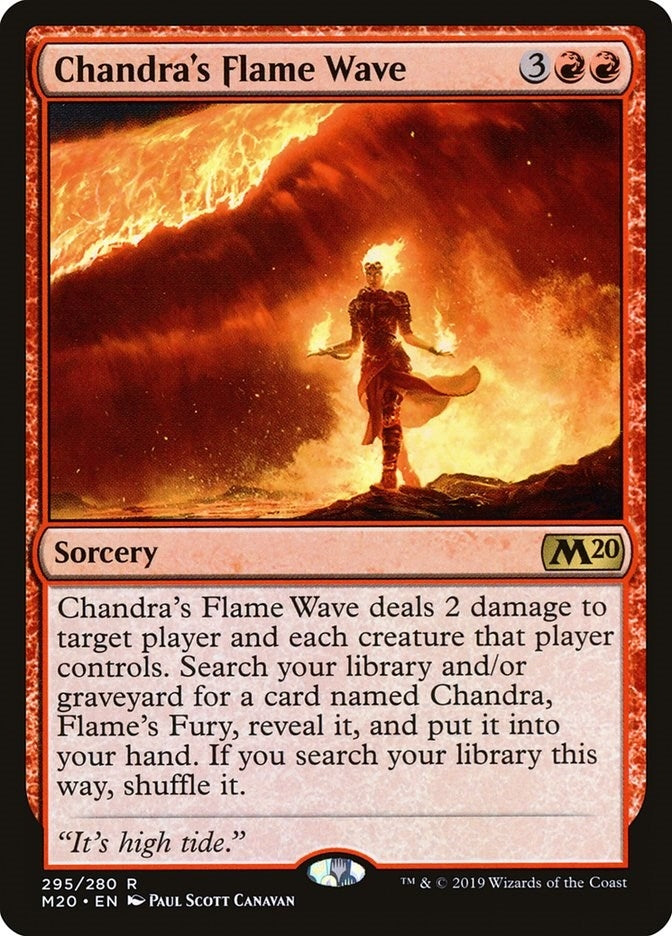 Image for Chandra's Flame Wave (295) [Core Set 2020] - Magic: The Gathering