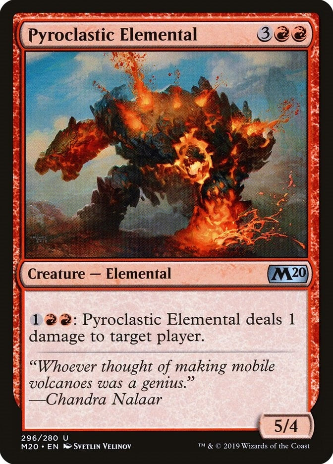Image for Pyroclastic Elemental (296) [Core Set 2020] - Magic: The Gathering