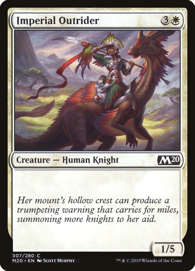Image for Imperial Outrider (307) [Core Set 2020] - Magic: The Gathering