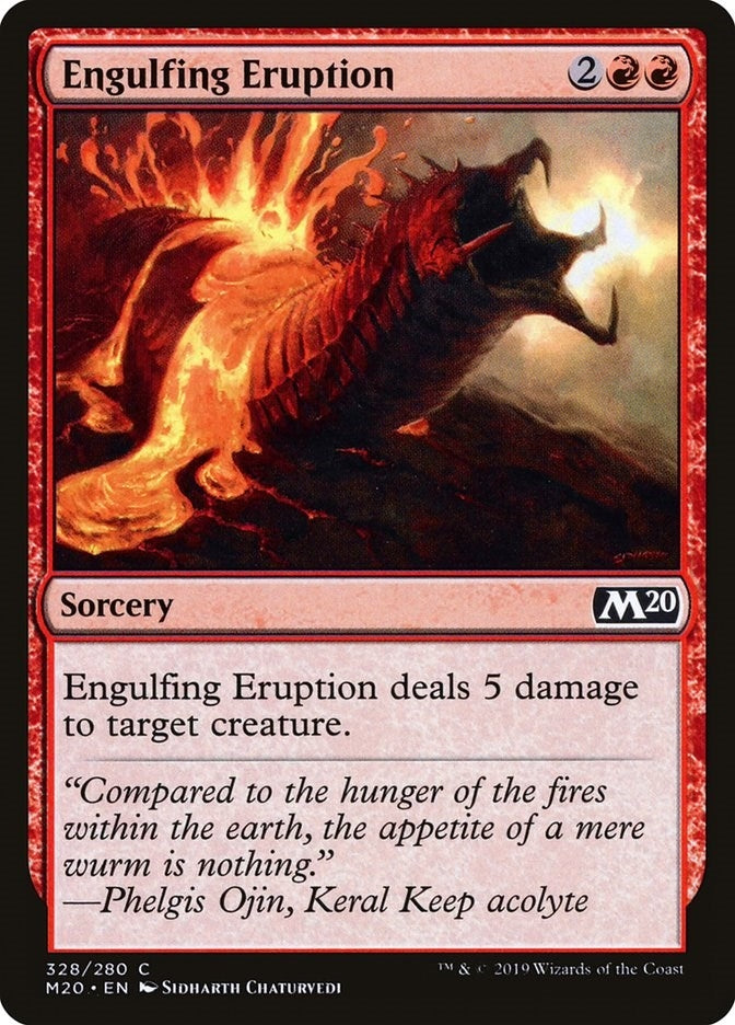 Image for Engulfing Eruption (328) [Core Set 2020] - Magic: The Gathering