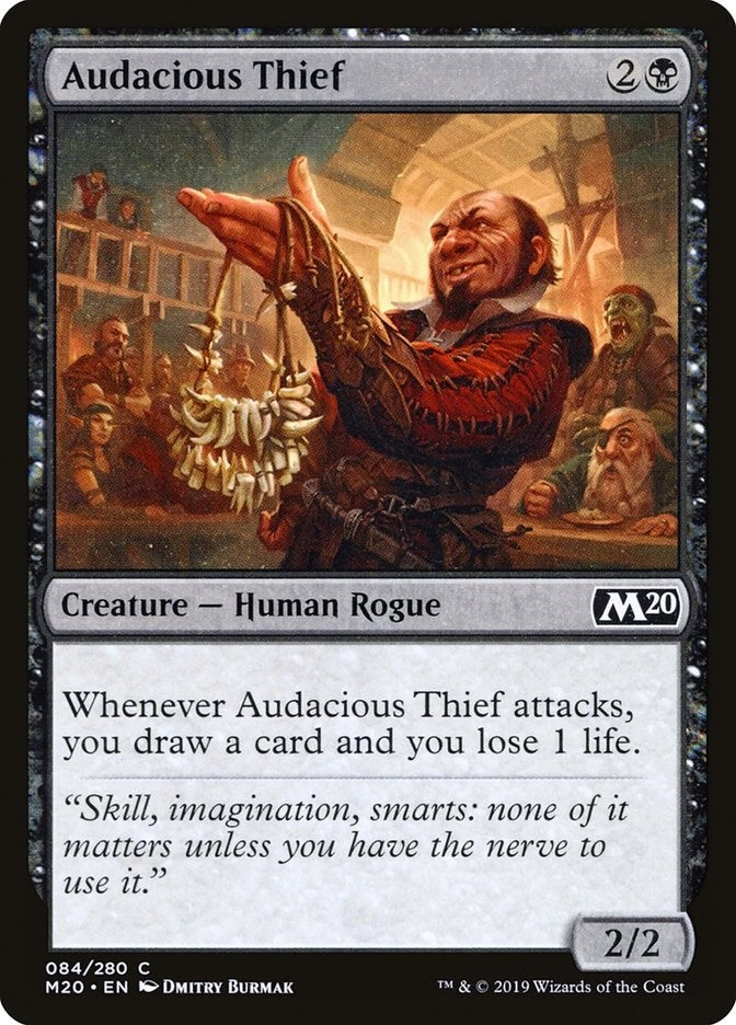 Image for Audacious Thief (84) [Core Set 2020] - Magic: The Gathering