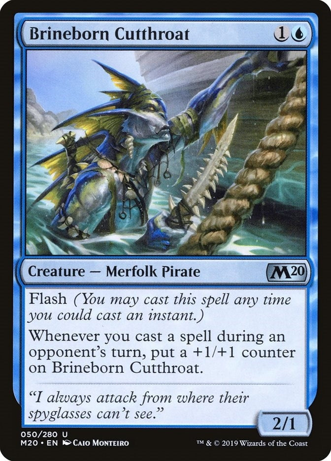 Image for Brineborn Cutthroat (50) [Core Set 2020] - Magic: The Gathering