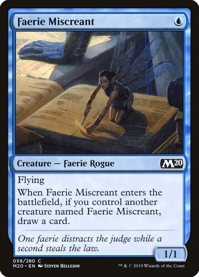 Image for Faerie Miscreant (58) [Core Set 2020] - Magic: The Gathering