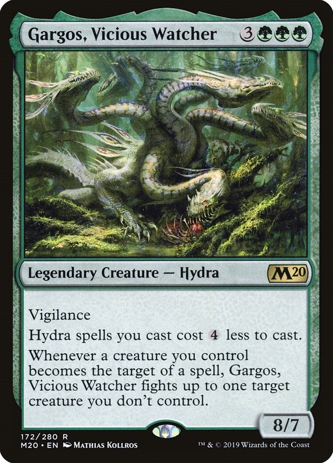 Image for Gargos, Vicious Watcher (172) [Core Set 2020] - Magic: The Gathering