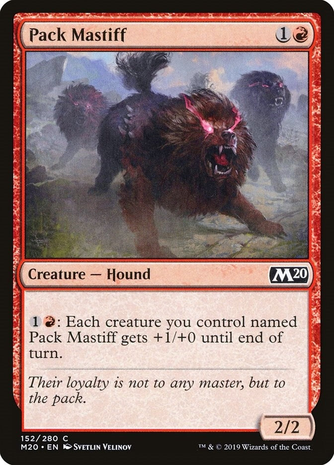 Image for Pack Mastiff (152) [Core Set 2020] - Magic: The Gathering
