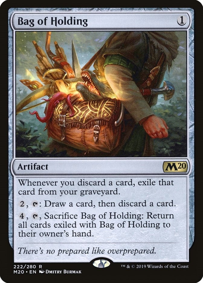 Image for Bag of Holding (222) [Core Set 2020] - Magic: The Gathering
