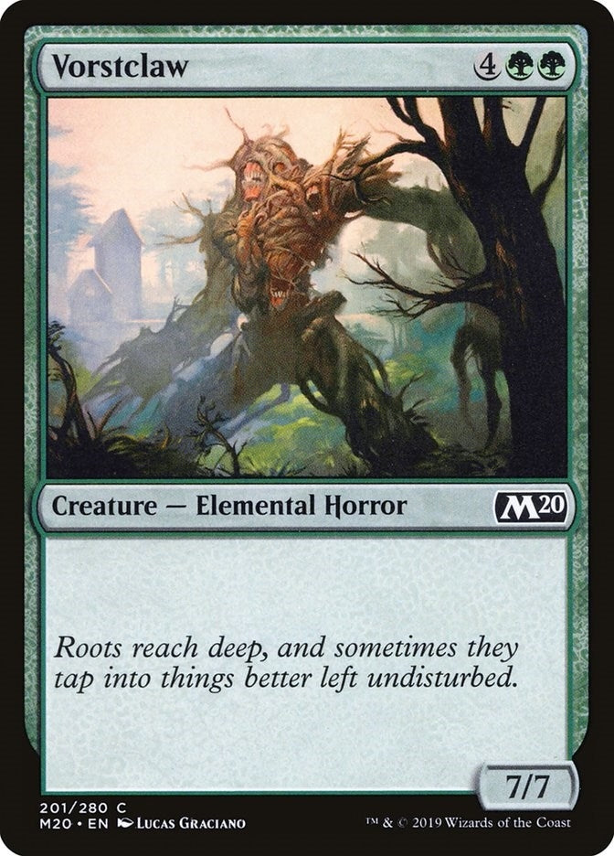 Image for Vorstclaw (201) [Core Set 2020] - Magic: The Gathering
