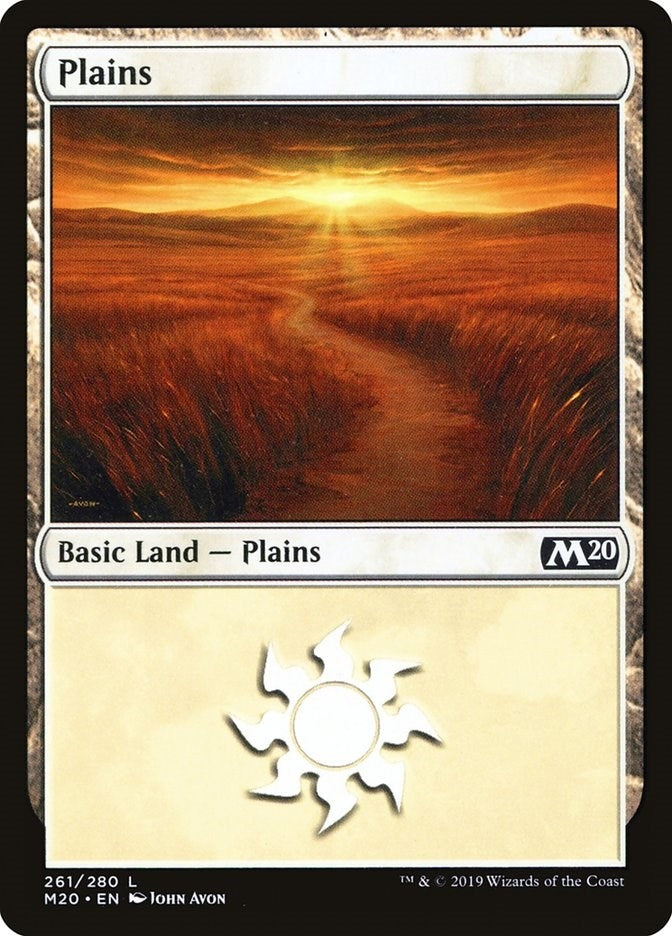 Image for Plains (261) [Core Set 2020] - Magic: The Gathering