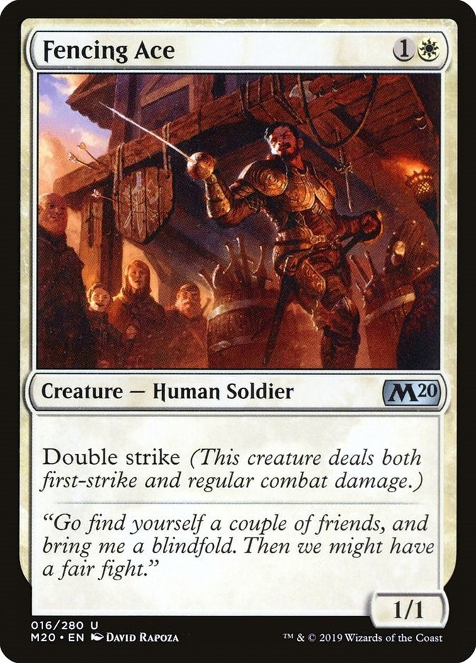 Fencing Ace (16) [Core Set 2020]