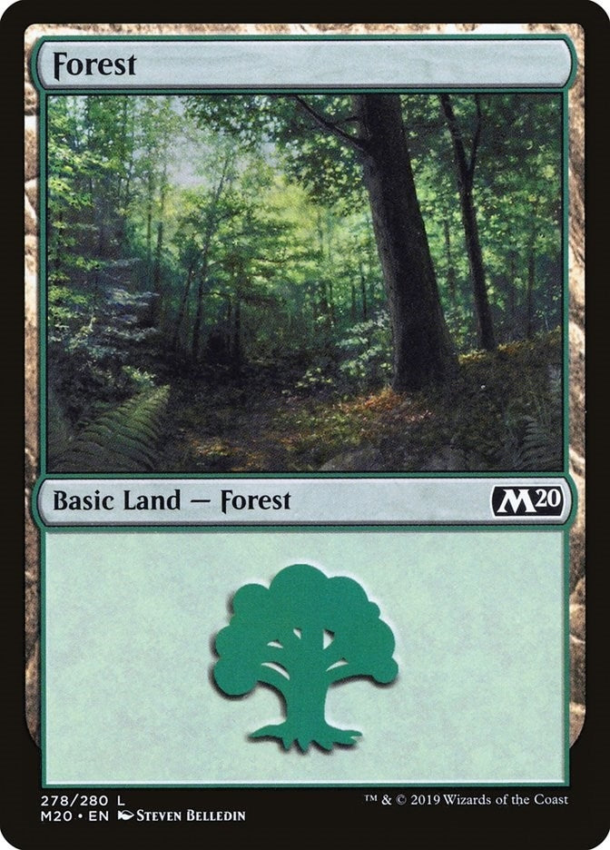 Image for Forest (278) (278) [Core Set 2020] - Magic: The Gathering