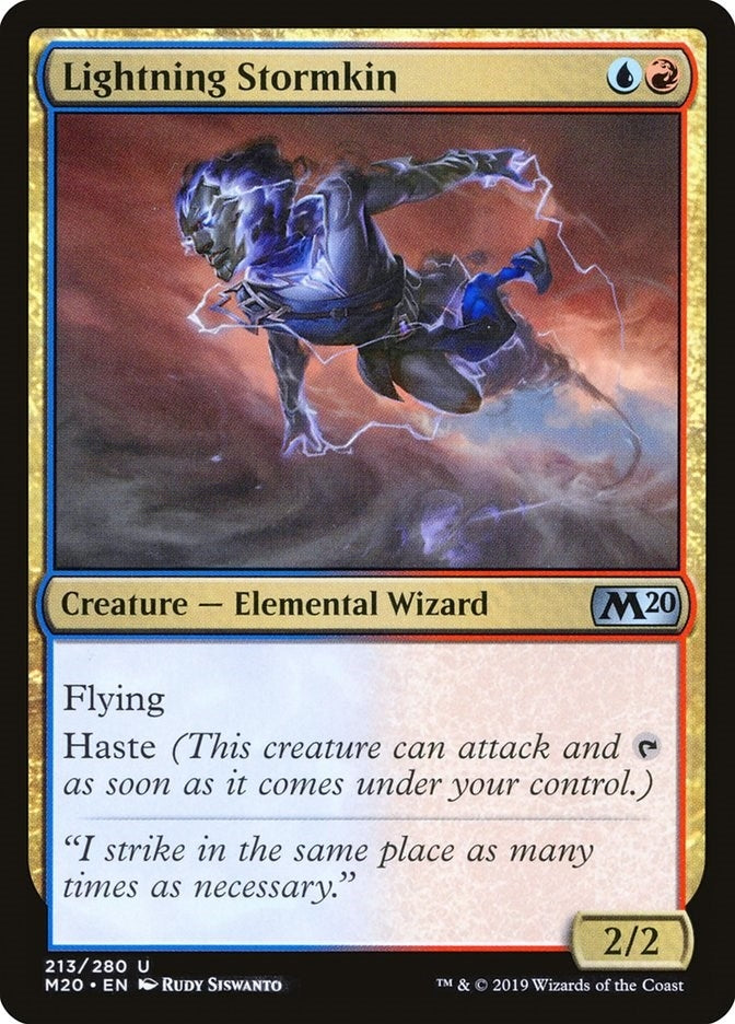 Image for Lightning Stormkin (213) [Core Set 2020] - Magic: The Gathering