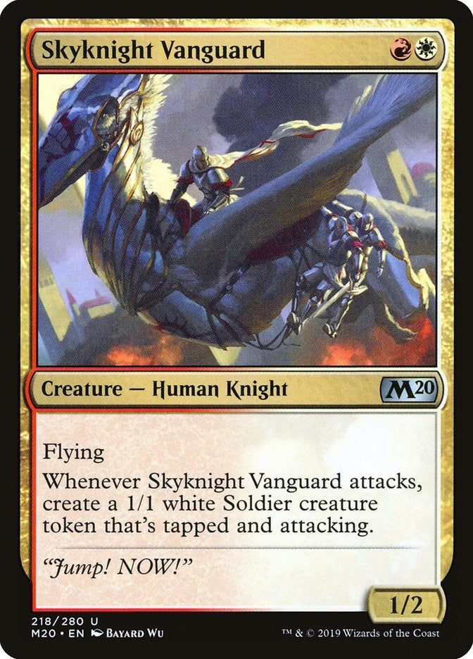 Image for Skyknight Vanguard (218) [Core Set 2020] - Magic: The Gathering