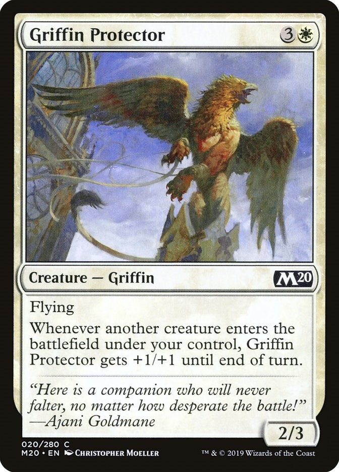 Image for Griffin Protector (20) [Core Set 2020] - Magic: The Gathering