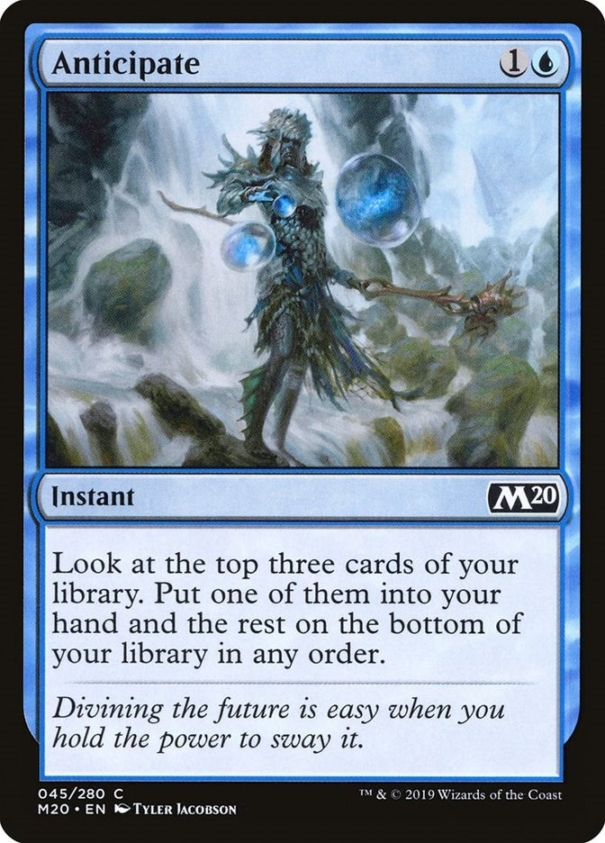 Image for Anticipate (45) [Core Set 2020] - Magic: The Gathering
