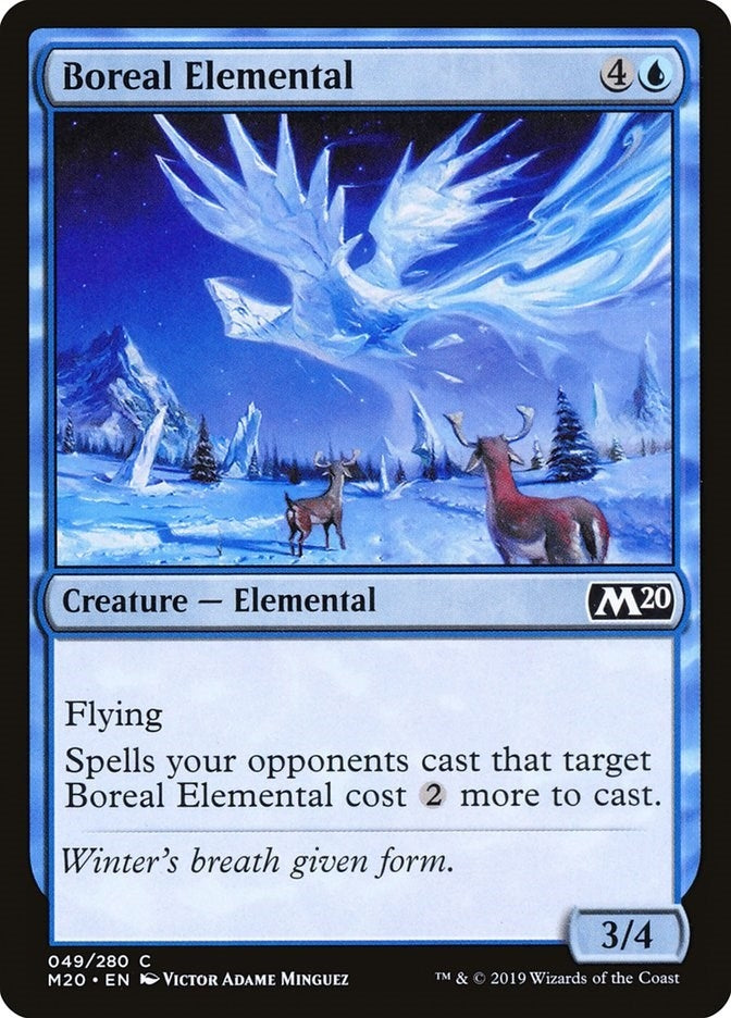Image for Boreal Elemental (49) [Core Set 2020] - Magic: The Gathering