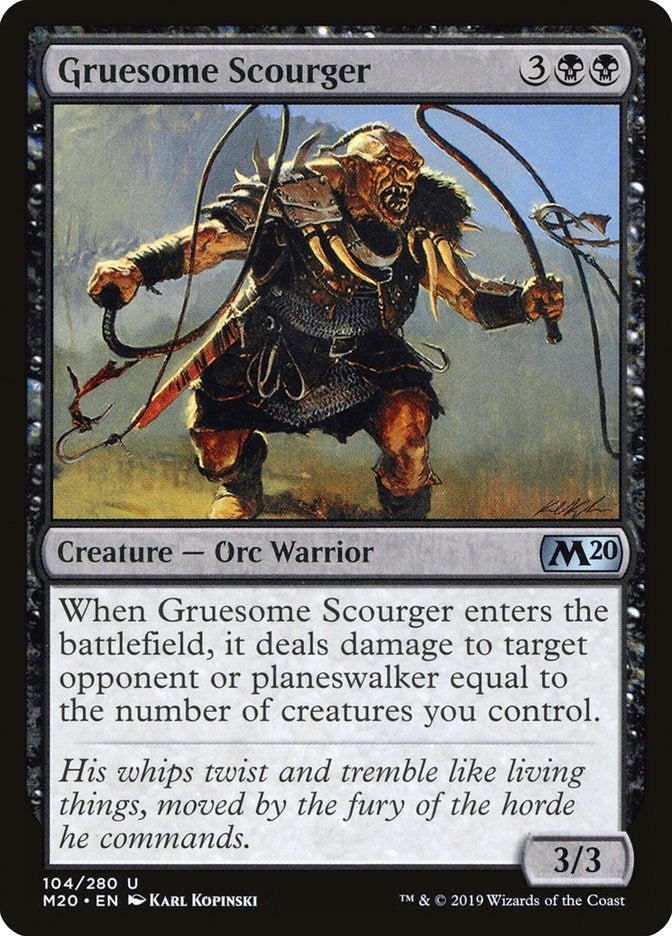Gruesome Scourger (104) [Core Set 2020]
