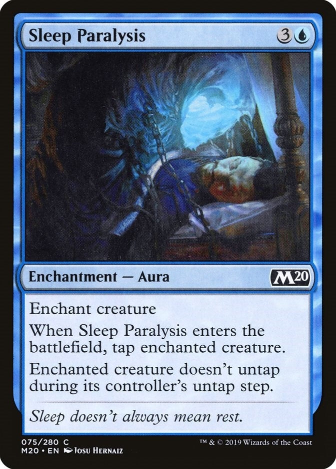 Image for Sleep Paralysis (75) [Core Set 2020] - Magic: The Gathering