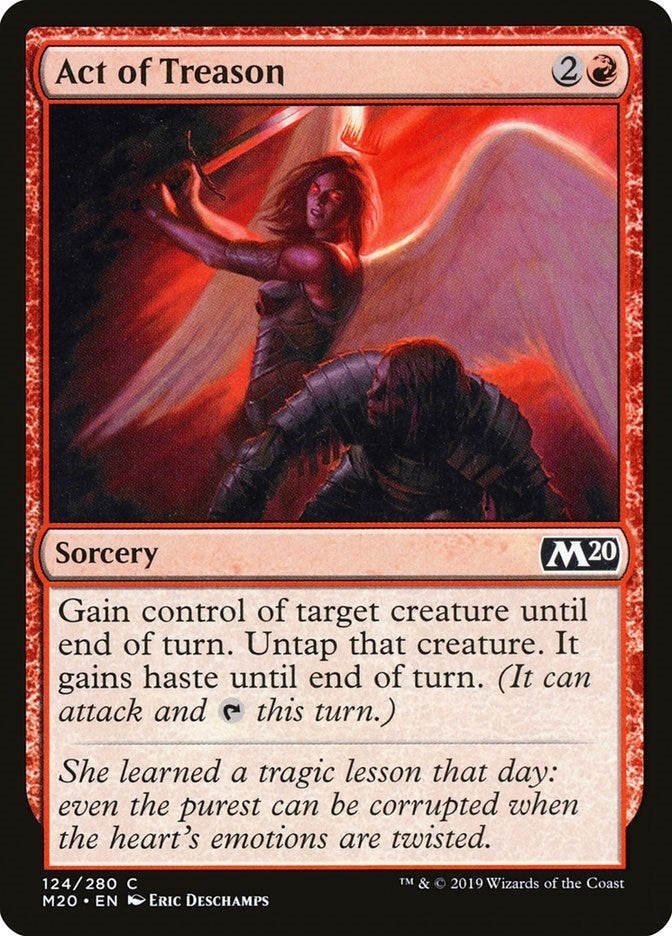 Image for Act of Treason (124) [Core Set 2020] - Magic: The Gathering