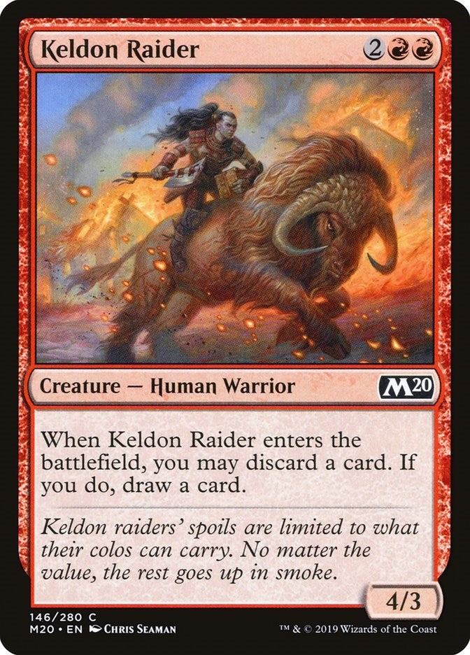 Image for Keldon Raider (146) [Core Set 2020] - Magic: The Gathering