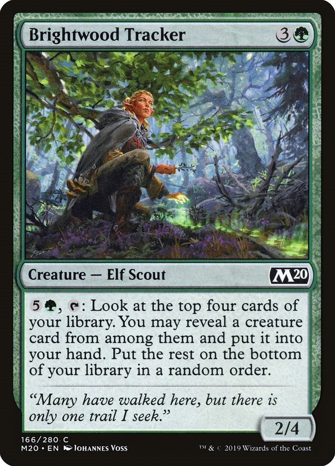 Image for Brightwood Tracker (166) [Core Set 2020] - Magic: The Gathering