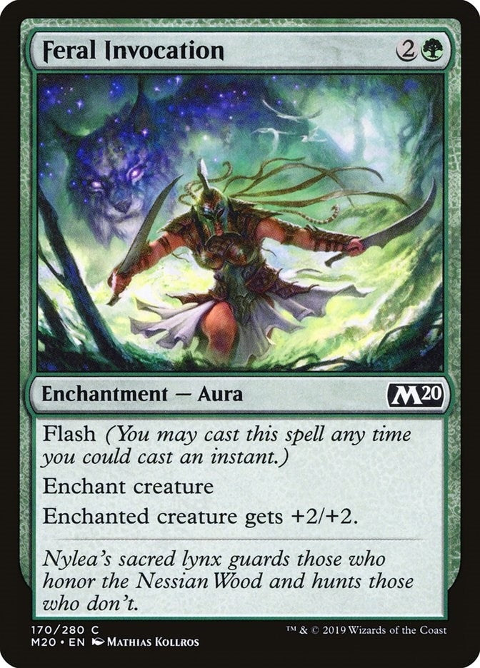 Image for Feral Invocation (170) [Core Set 2020] - Magic: The Gathering