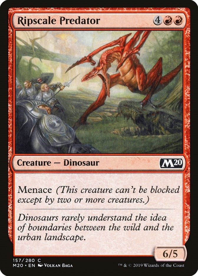Image for Ripscale Predator (157) [Core Set 2020] - Magic: The Gathering
