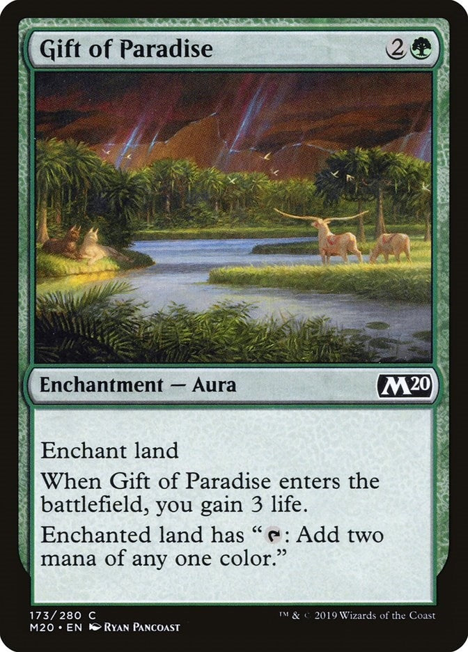 Image for Gift of Paradise (173) [Core Set 2020] - Magic: The Gathering