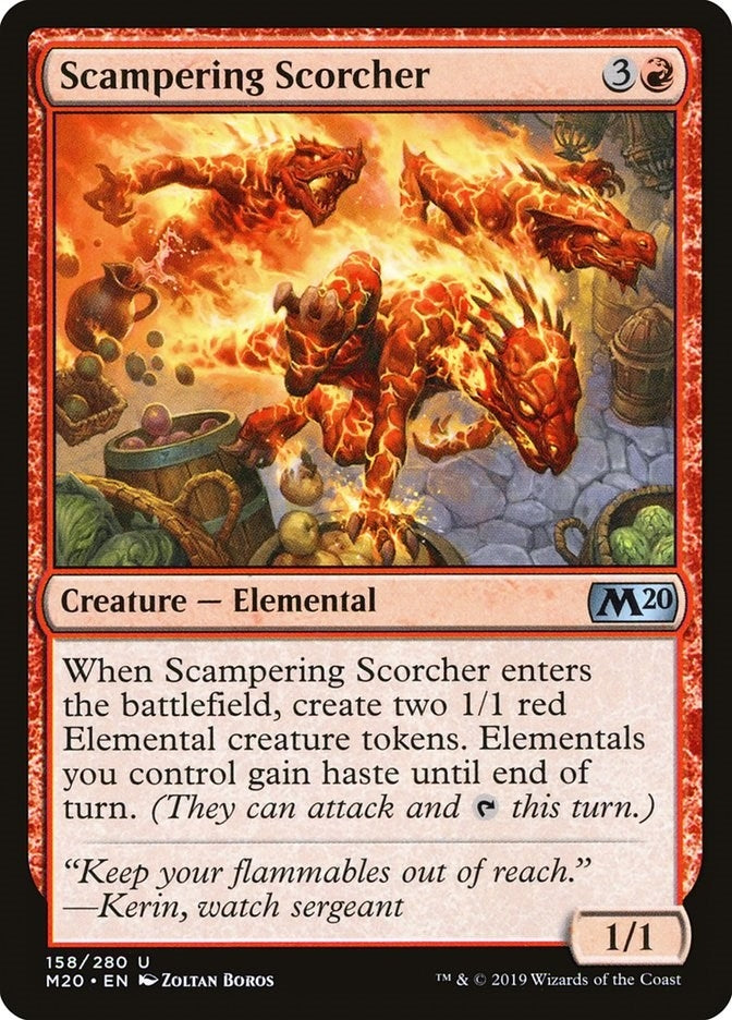 Image for Scampering Scorcher (158) [Core Set 2020] - Magic: The Gathering