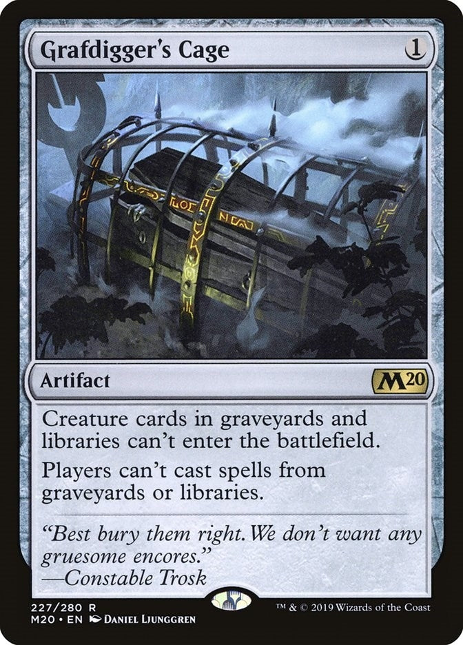 Image for Grafdigger's Cage (227) [Core Set 2020] - Magic: The Gathering