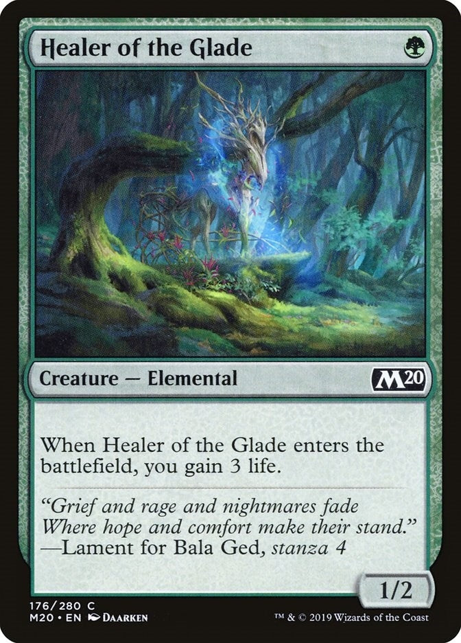 Image for Healer of the Glade (176) [Core Set 2020] - Magic: The Gathering