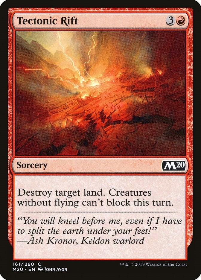 Image for Tectonic Rift (161) [Core Set 2020] - Magic: The Gathering