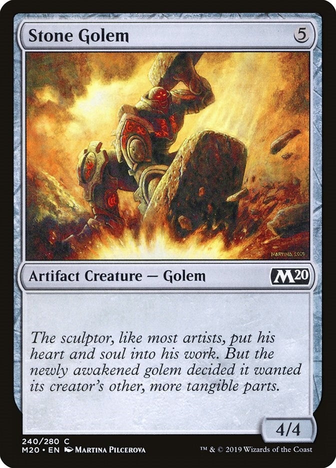 Image for Stone Golem (240) [Core Set 2020] - Magic: The Gathering