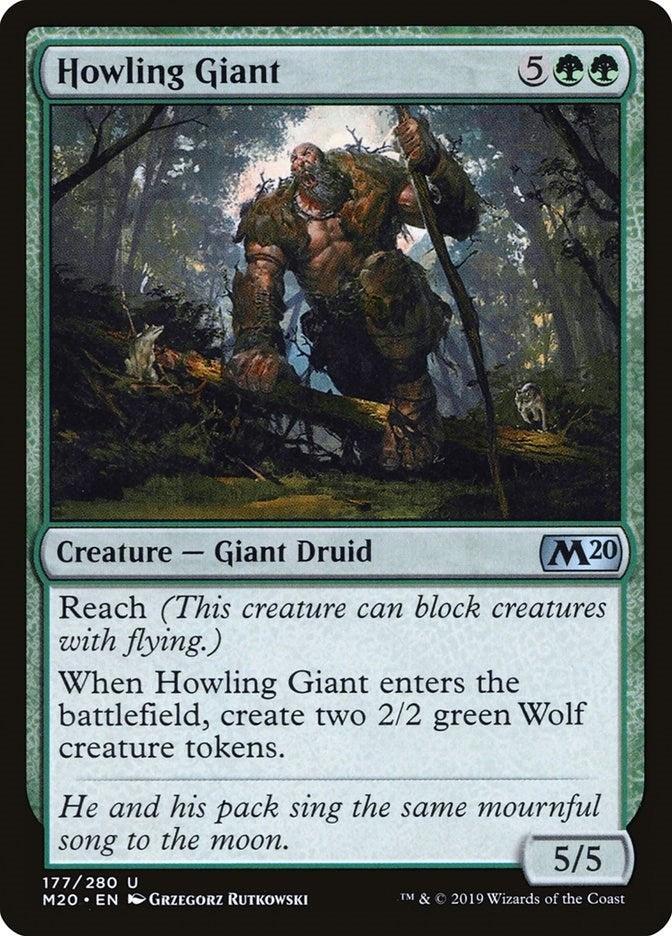 Image for Howling Giant (177) [Core Set 2020] - Magic: The Gathering