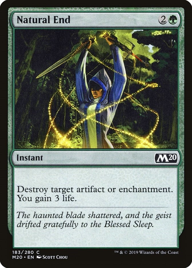 Image for Natural End (183) [Core Set 2020] - Magic: The Gathering