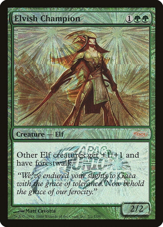 Image for Elvish Champion (Junior APAC Series) (2) [Junior Series Promos] - Magic: The Gathering