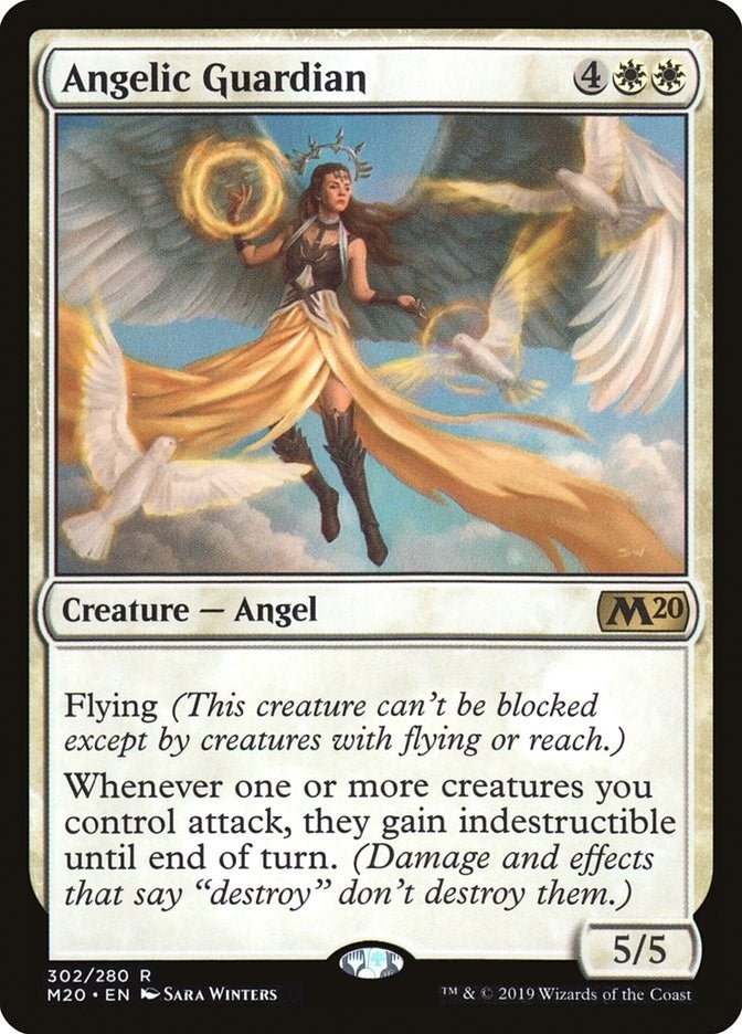 Image for Angelic Guardian (302) [Core Set 2020] - Magic: The Gathering