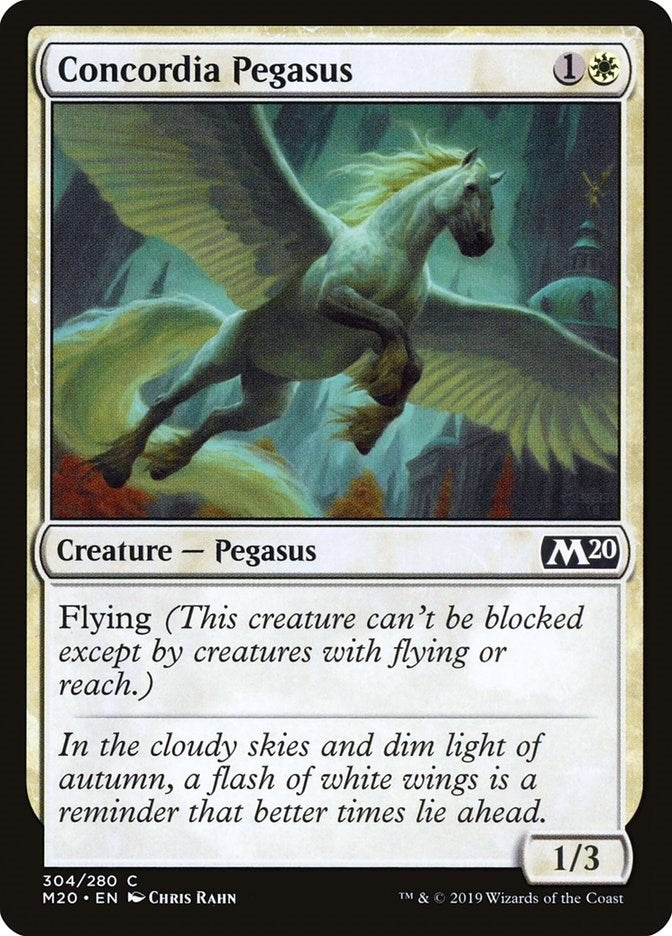 Image for Concordia Pegasus (304) [Core Set 2020] - Magic: The Gathering