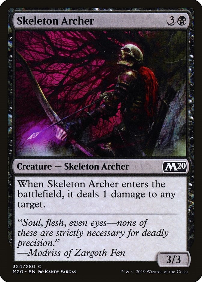 Image for Skeleton Archer (324) [Core Set 2020] - Magic: The Gathering