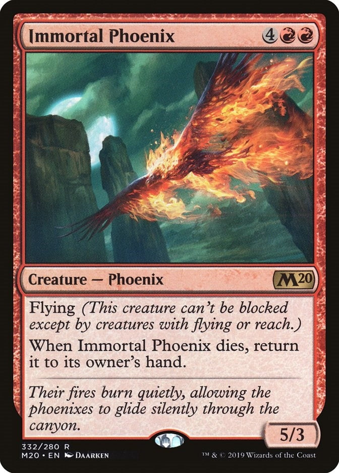 Image for Immortal Phoenix (332) [Core Set 2020] - Magic: The Gathering