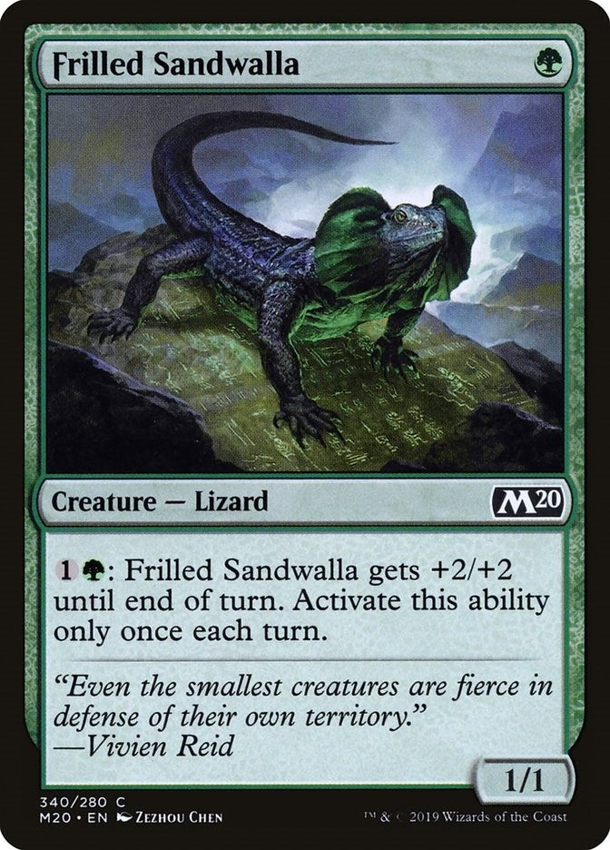 Image for Frilled Sandwalla (340) [Core Set 2020] - Magic: The Gathering