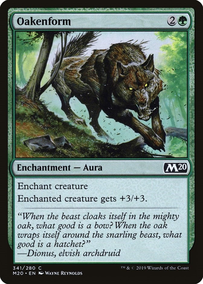 Image for Oakenform (341) [Core Set 2020] - Magic: The Gathering