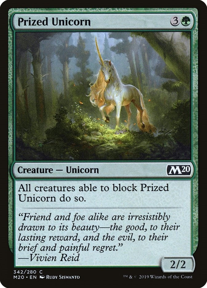 Image for Prized Unicorn (342) [Core Set 2020] - Magic: The Gathering