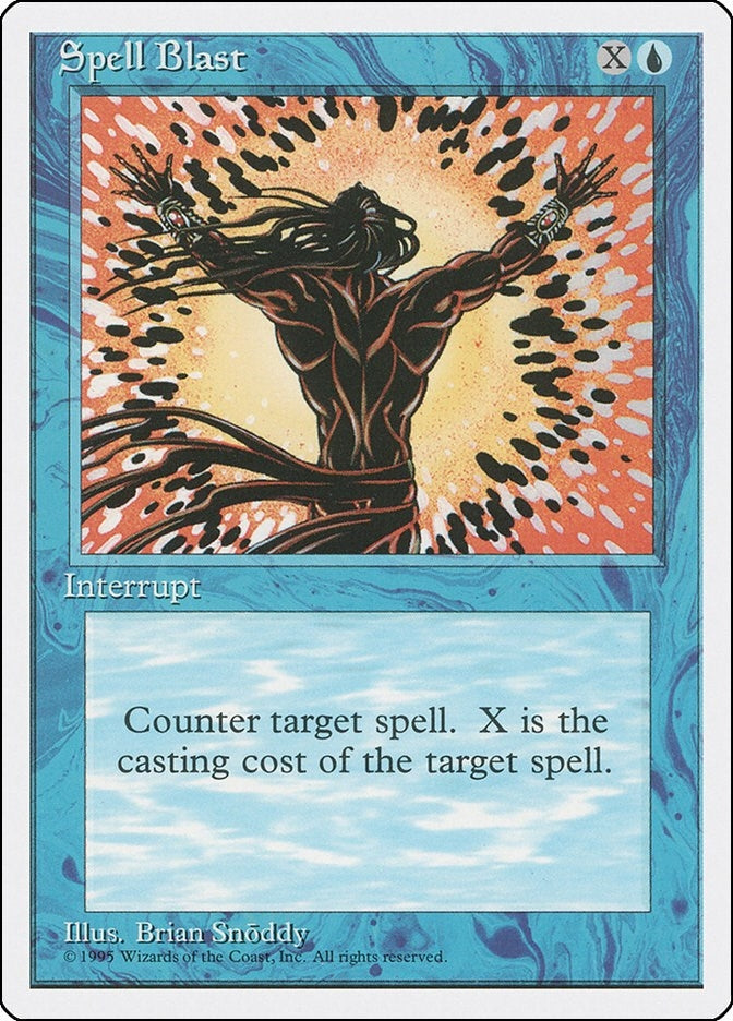 Image for Spell Blast [Fourth Edition] - Magic: The Gathering