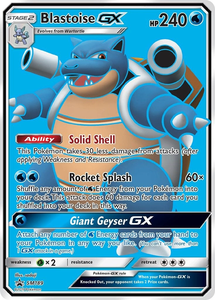 Image for Blastoise GX - SM189 (SM189) [SM Promos] - Pokemon