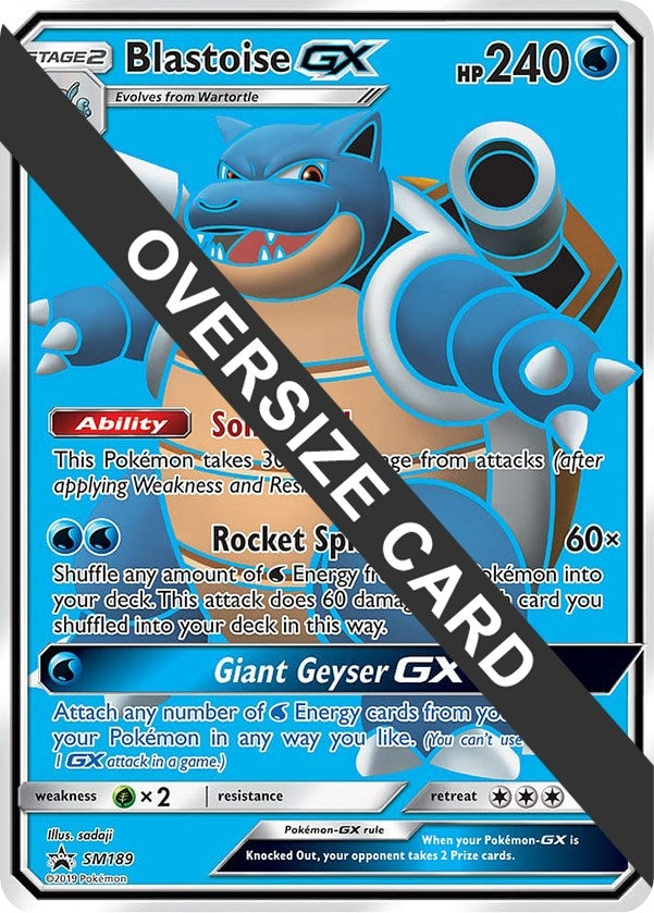 Image for Blastoise GX - SM189 (Black Star Promos) (SM189) [Jumbo Cards] - Pokemon